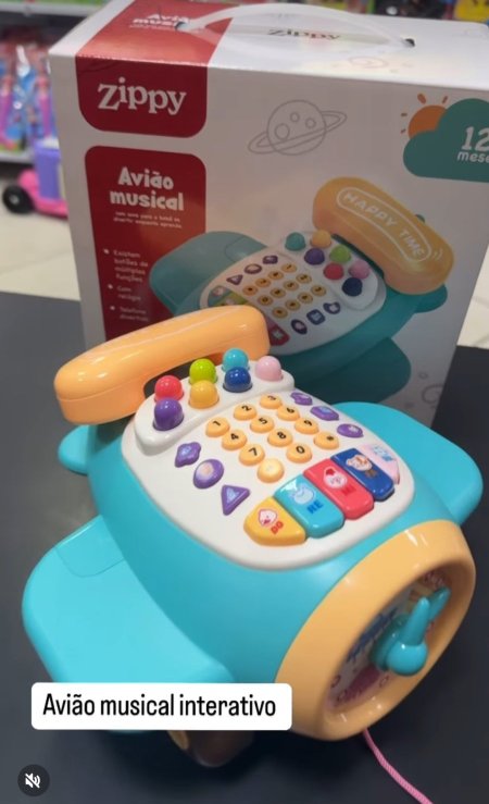 لعبة هاتف شكل طائرة موسيقى